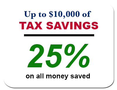 Tax Savings 25%